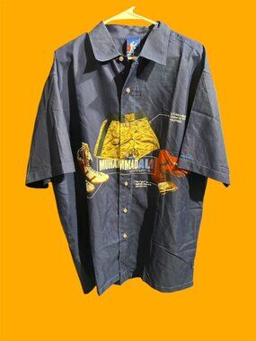 Muhammad Ali vintage button up